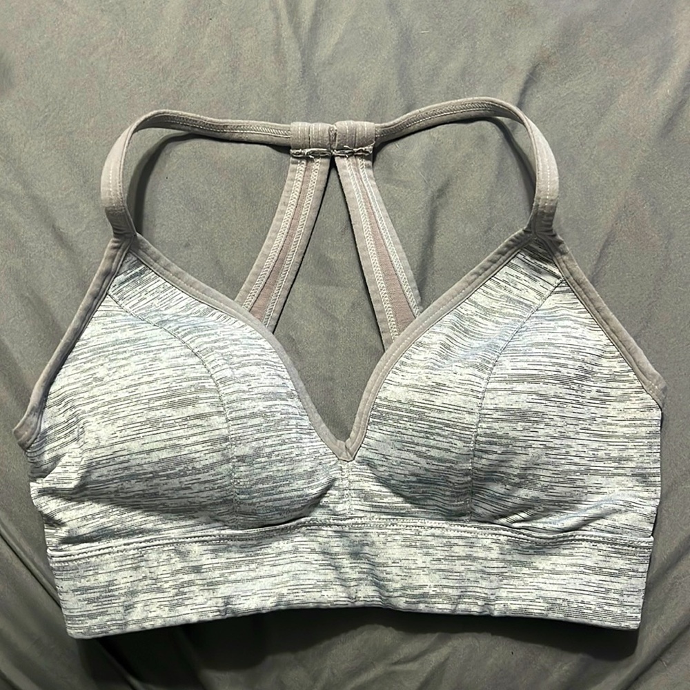 Grey/Silver Jockey Molded Cup Sports Bra